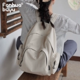 梵花不语 Школьный рюкзак, ранец для отдыха, вместительная и большая сумка через плечо для школьников, модный ноутбук, простой и элегантный дизайн