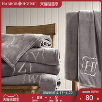 Harbor House Double Sided Flannel Cape Blanket Office Afternoon Nap Blankets Letdown Blanket Monogram