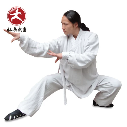 Hongyue Wudang Linemus Хвост Похональная одежда белая одежда Тайджицена, практикующая Wudang Taoa Root