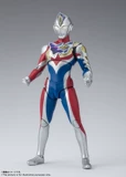 Bandai, Ultra, блестящий базовый Ультрамен Тига, подвижная фигурка для новорожденных, (в наличии на складе), японская версия, SHF