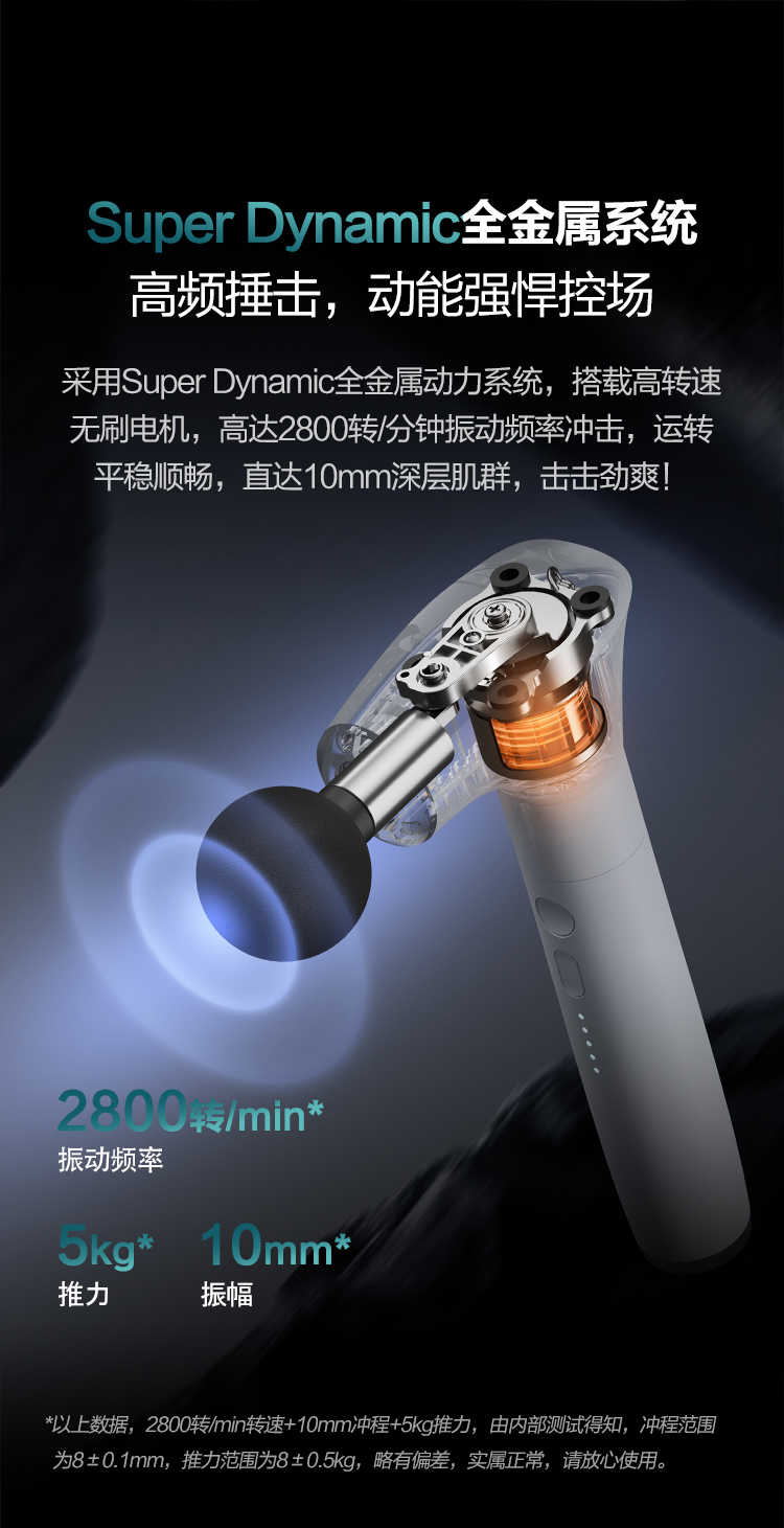 Philips 飞利浦 臂式筋膜枪肌肉按摩器按摩枪 PPM3504G 双重优惠折后￥399包邮 2色可选 88VIP会员还可9折