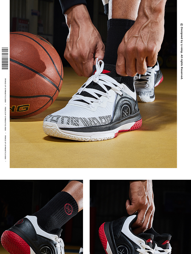 Giày bóng rổ Li Ning nam Wade loạt ma thuật đêm mới mùa thu và mùa đông Li Ningyun sốc sốc giày thể thao đích thực nam giày thể thao đẹp