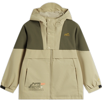 Li Ning childrens clothing three-in-one sports windbreaker for boys and girls 2024 new outdoor series winter plus velvet warm childrens clothing
