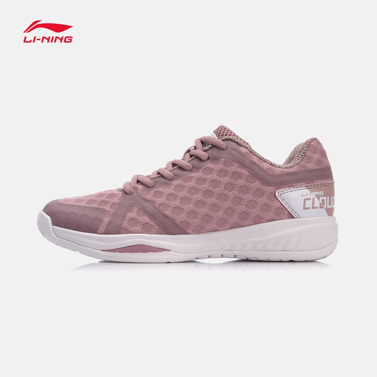 Li Ning Badminton Shoes Women's Shoes New Cloud Comfort Abrasion Resistant Lightweight Low Top Sneakers AYTN066