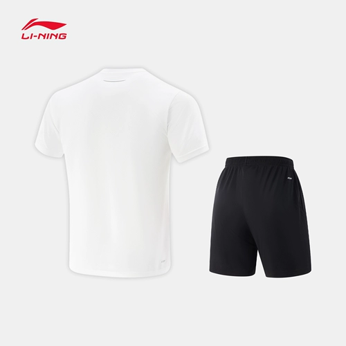 Li Ning, комплект для настольного тенниса подходит для мужчин и женщин, светоотражающий трикотажный комфортный спортивный костюм