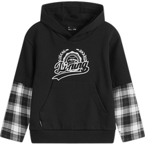 Li Ning childrens clothing sweatshirts for boys and girls 2024 new sports life series pullover autumn childrens clothing