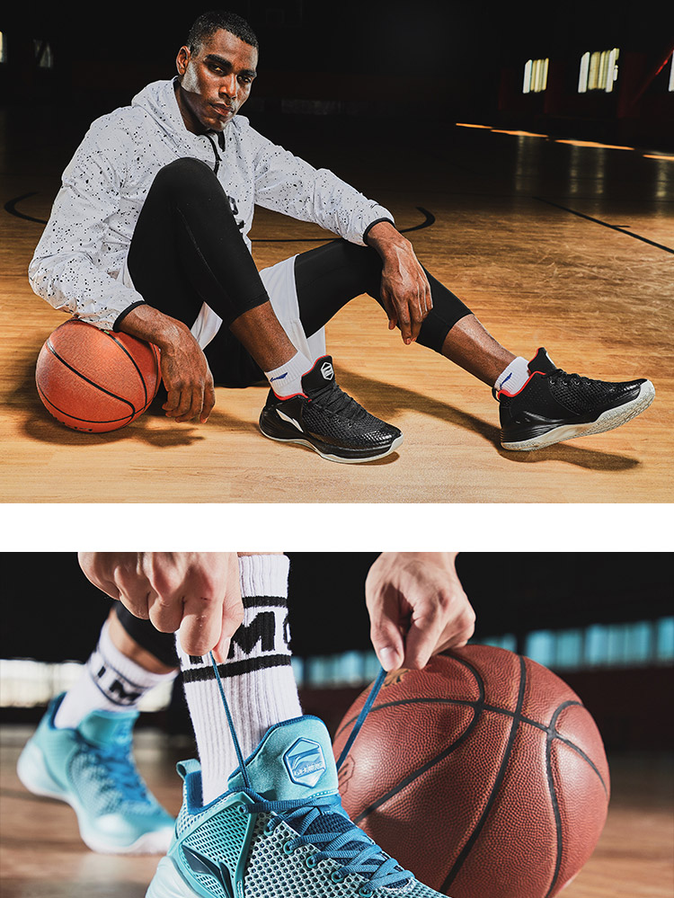 Giày bóng rổ Li Ning Giày nam bóng mới mang giày chống trượt hỗ trợ giày chiến đấu giày bóng rổ lining