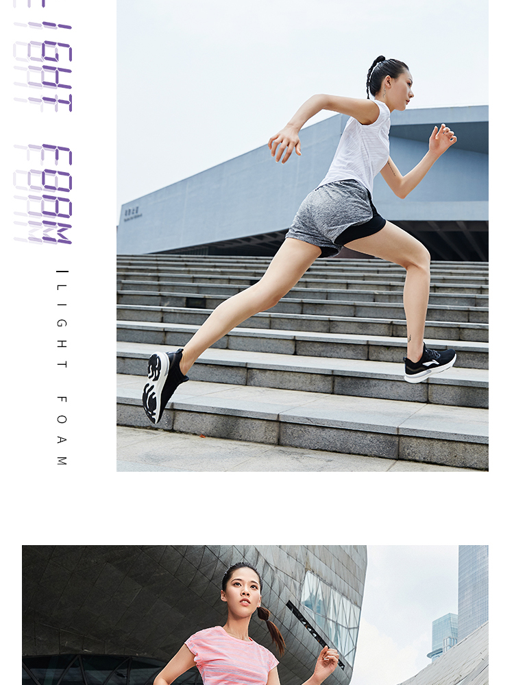 Giày chạy bộ Li Ning shoes Giày nữ 2019 mới mùa thu và mùa đông một mảnh dệt nhẹ, giày chống trượt thể thao nữ thông thường - Giày chạy bộ top giày sneaker nam