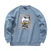 Li Ning Disney Mickey tên chung áo len nam 2019 áo thun mới cổ tròn thường xuân - Thể thao lông cừu / jumper Thể thao lông cừu / jumper