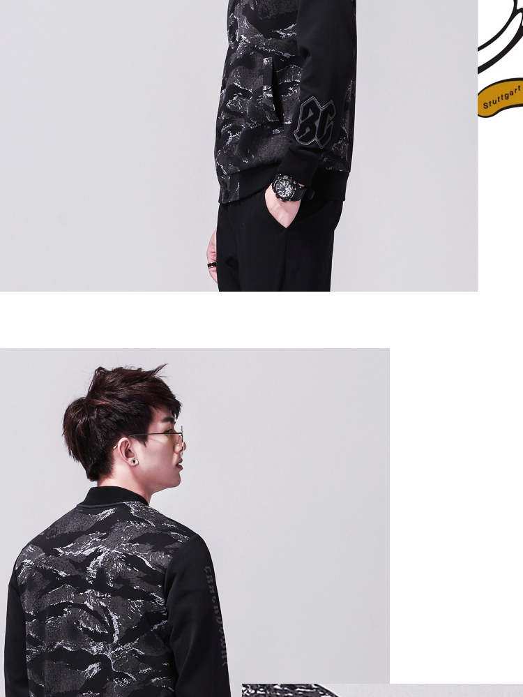 Li Ning áo len nam mới bóng rổ áo khoác dài tay đứng cổ áo thể thao nam mùa xuân và mùa hè - Thể thao lông cừu / jumper áo khoác nỉ nam