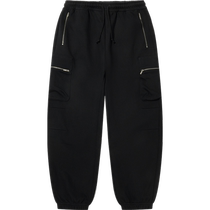 China Li Ning x PLEASURES joint series sweatpants mens 2024 new winter loose sports pants
