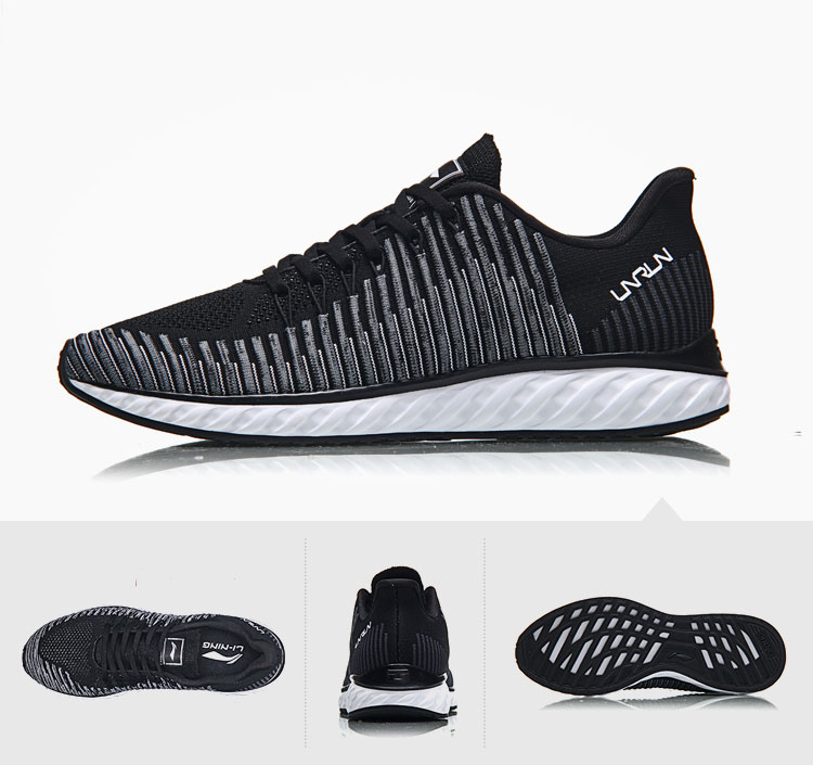 Giày chạy bộ Li Ning giày nam mới chống sốc hấp thụ giày chống trượt chống trượt cho nam thấp để giúp giày thể thao mùa thu giày chạy bộ