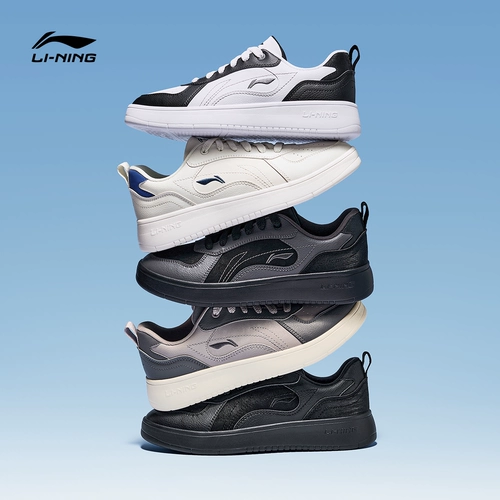 Li Ning, летние кроссовки, модная классическая черная белая обувь для отдыха, спортивная обувь