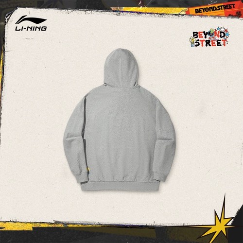 Li Ning, весенняя толстовка подходит для мужчин и женщин, спортивный костюм, свободный крой