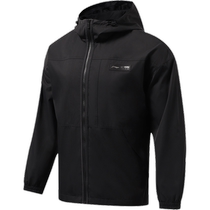 Li Ning Veste Veste Homme 2024 Printemps neuf manches longues de cardiovert avec bouchon pare-brise extérieur sport fin sport