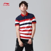 Li Ning ngắn tay áo polo nam 2018 mới thể thao thời trang hàng loạt ve áo thể thao mùa hè thể thao