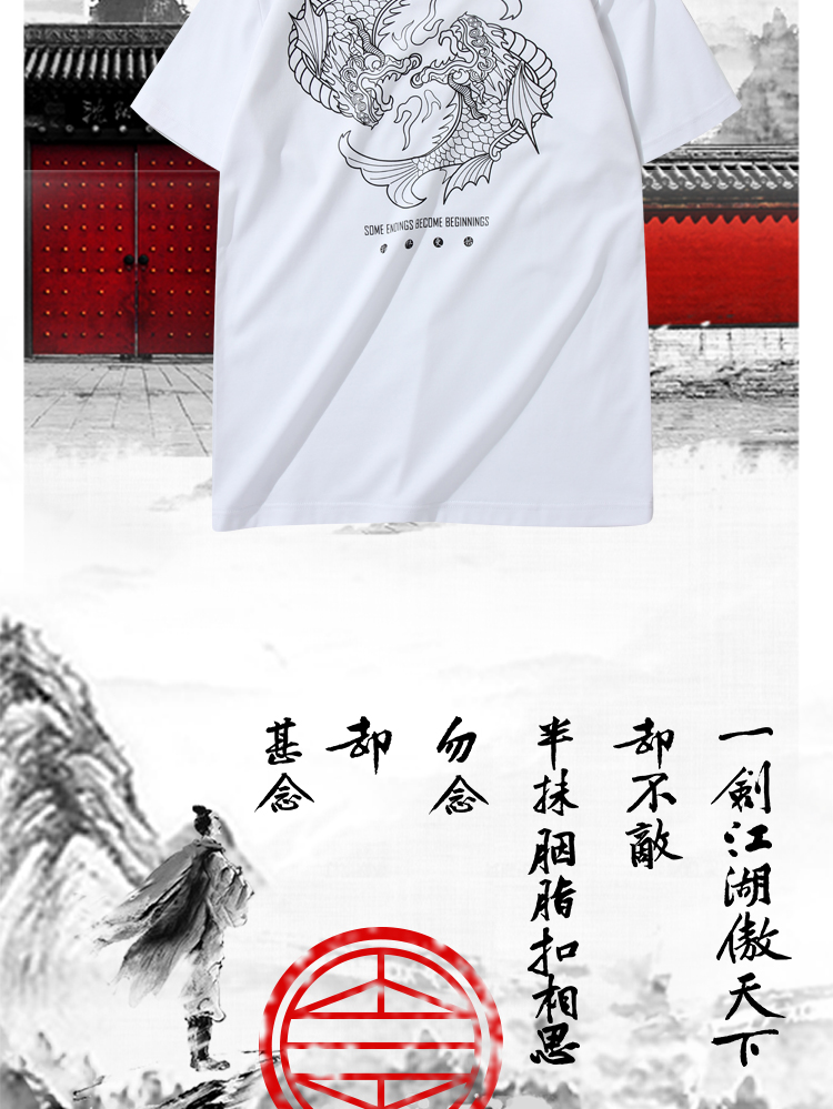 Trung Quốc Li Ning áo thun ngắn tay nam mới retro loạt cổ áo thể thao đan ngắn áo tank top