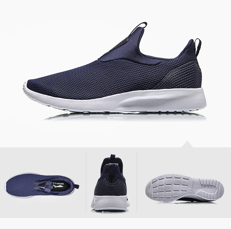 Giày chạy bộ Li Ning giày nam mới nhẹ nhẹ giày bình thường một đôi giày thể thao đôi giày thể thao mùa thu giày tập gym nữ