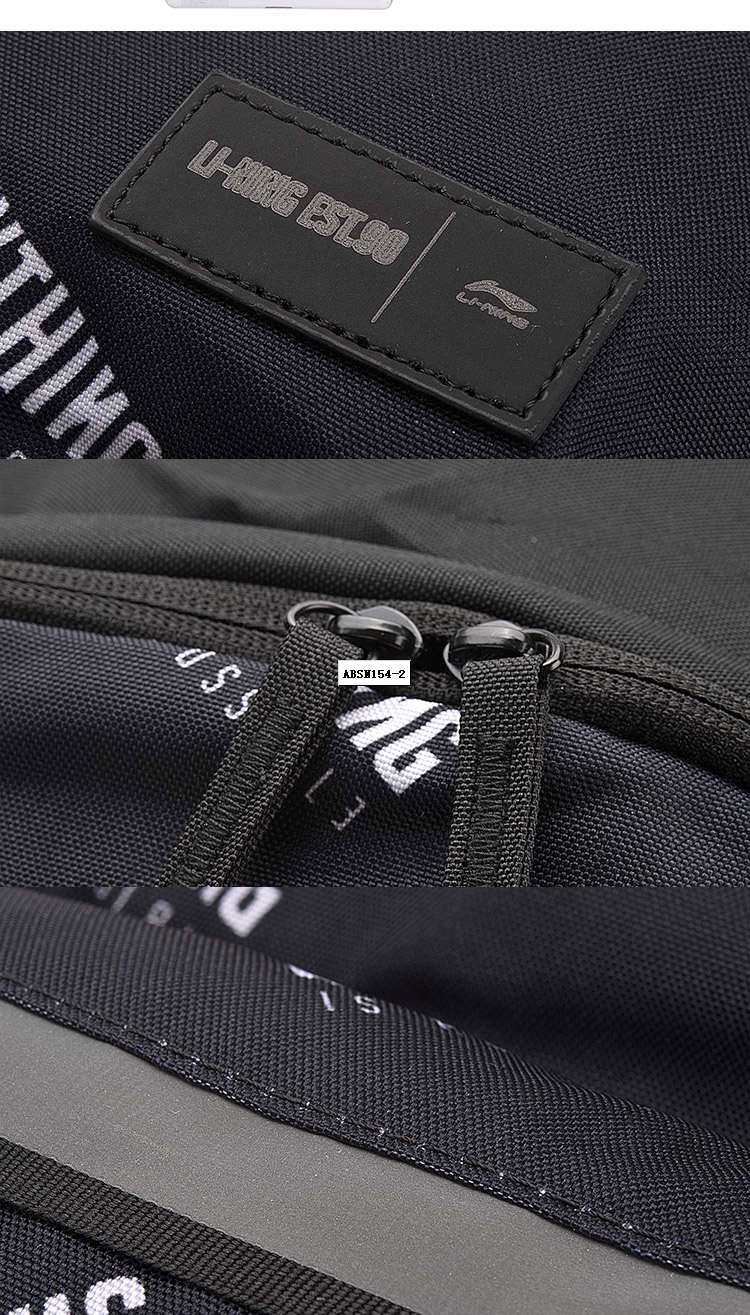 Li Ning ba lô nam nữ túi mới thời trang thể thao ba lô túi thể thao mùa hè ABSN202 - Ba lô balo local brand