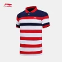 Li Ning nam mùa hè ve áo ngắn tay áo thể thao POLO top 18 mới APLN147 chính hãng giả một mất mười polo nam