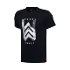 Li Ning ngắn tay nam mới Wade series mùa hè xu hướng thời trang in chữ cotton màu đỏ thoáng khí - Áo phông thể thao áo thun anta