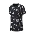 Li Ning tay áo ngắn nữ mới tập thể thao nửa tay áo cổ tròn xu hướng lỏng đan áo thun ATSN256 - Áo phông thể thao áo phông lining nam chính hãng Áo phông thể thao