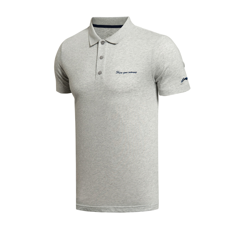 Polo sport homme LINING APLK037 en coton - Ref 551427 Image 21