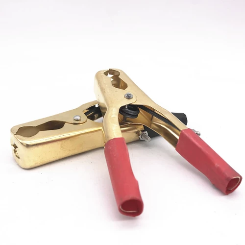 Электромобиль, большие медные щипцы для бутылочек с зарядкой, крокодил