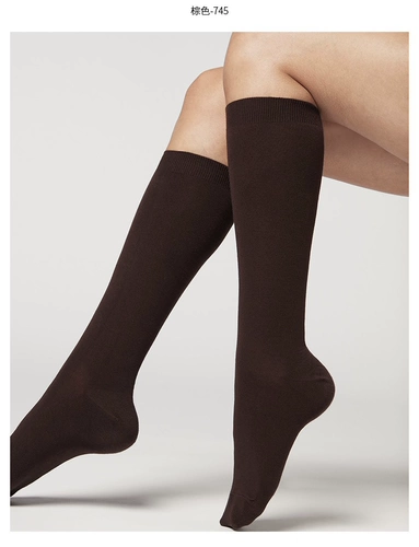 Женские носки до середины икры CALZEDONIA, новые носки осени и зимы 2024, носки до середины икры DL0099, кашемировые носки до середины икры