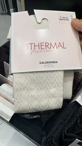 Calzedonia 2024 осенне-зимние колготки для девочек, блестящие, утолщенные, из тонкого бархата, мягкие, удобные и теплые.