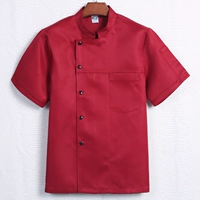 Красная одножильная топ с короткими рукавами