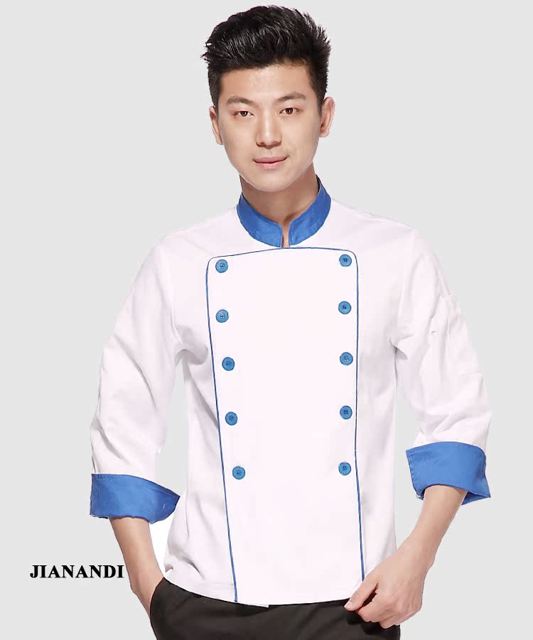 Veste chef cuisinier en coton - Ref 1907865 Image 35