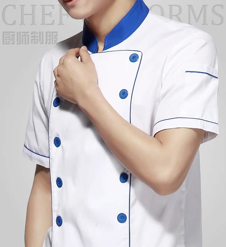 Veste chef cuisinier en coton - Ref 1907865 Image 25