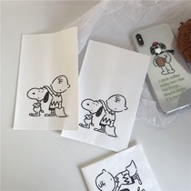 ins wind paper cashier bag cartoon Snubi printing small number mini paper bag sub swing for decorative paper bag