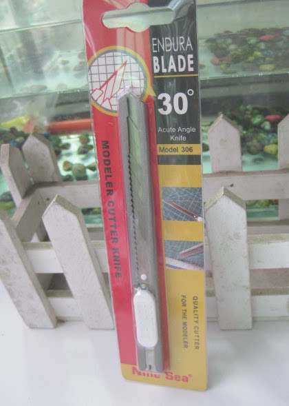 9se Taiwan Niyang Yang 306 knife 30 degree pen knife metal paper models model cartridges knife