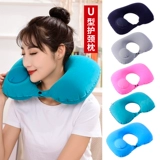 Надувной портативный самолет для путешествий, подушка для шеи, с защитой шеи