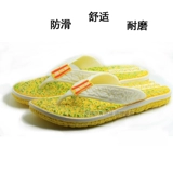 Нескользящий массажер, износостойкие пляжные тапочки для отдыха, сланцы для влюбленных, в корейском стиле