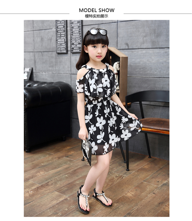 Robe enfant en mousseline de soie - Ref 2043048 Image 16