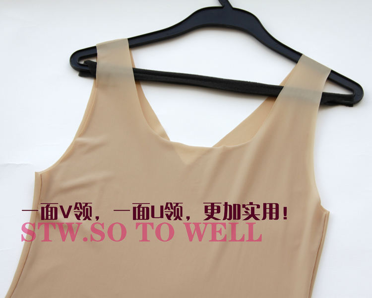 STW. SOTOWELL nhẹ nhàng và liền mạch, váy ngủ, váy đáy, váy lót nữ, cổ chữ V, cổ chữ U, hai mặt, tốt đầm nhung đẹp
