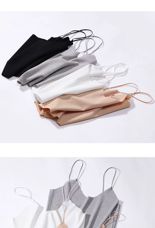 STW modal liền mạch vest vest nữ ống hàng đầu siêu mỏng phần ngắn mặc bên trong tiếp xúc với cơ sở đồ lót rốn