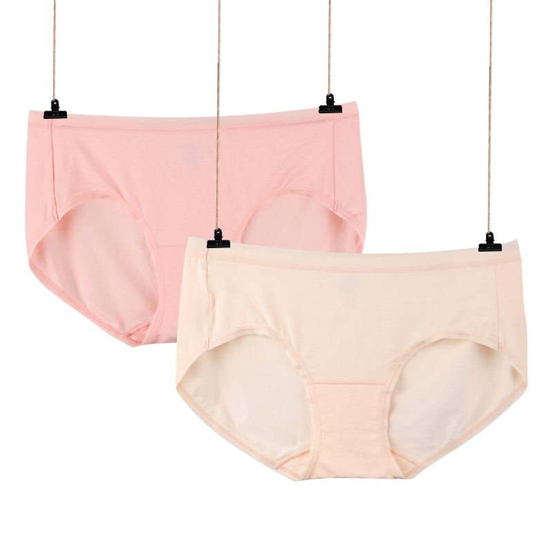 2 mẩu STW Mordale Womens Underpants thoải mái mùa hè mỏng thở sexy nâng hông giữa eo quần cô gái tam giác.