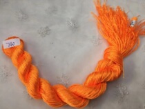 Embroidery bright silk thread handmade ball-wrapped floral silk thread cross-stitch silk light with patch orange 740