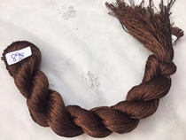 6 strands of cross stitch thread Hunan embroidery thread embroidery thread number 898 hand-wired mercerized cotton shiny thread