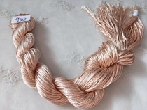 Cross stitch 6 strands of bright silk thread national standard No. 950 light pink skin color hand embroidery cross stitch matching thread silk light