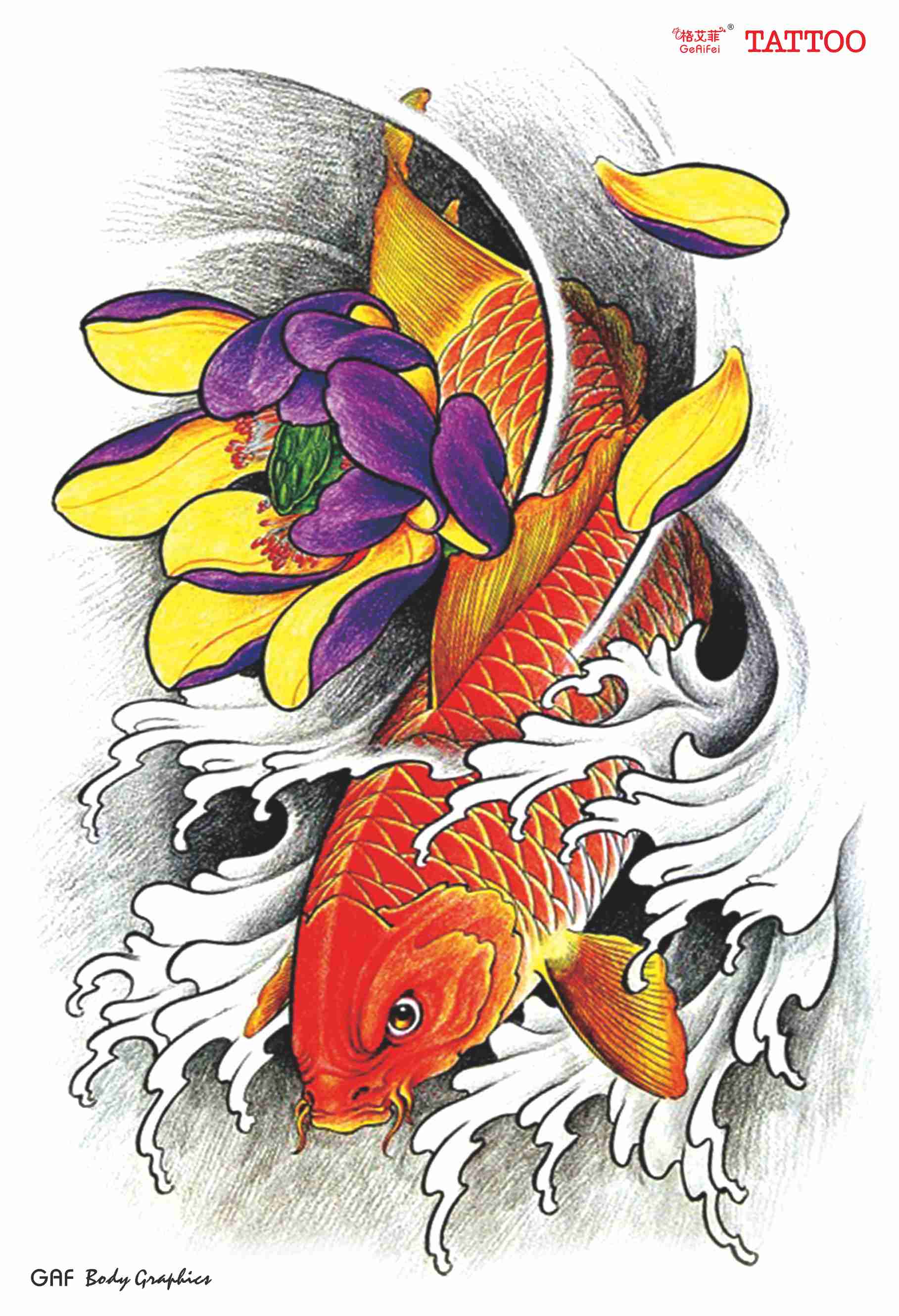 25 Trend Terbaru Gambar  Tato  Ikan Koi  The Toosh