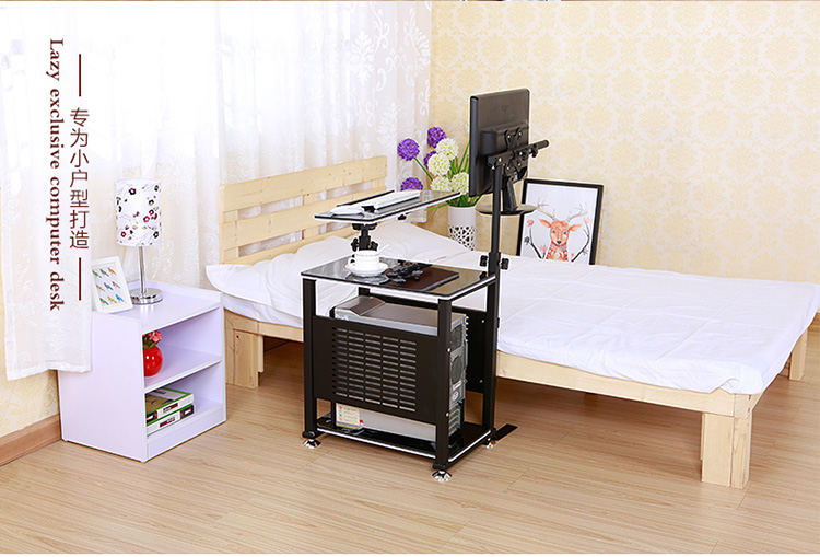 Tiger cha đầu giường treo máy tính bàn liền mạch đầu giường máy tính để bàn bàn gấp nâng máy tính bàn - Bàn bàn ăn gấp