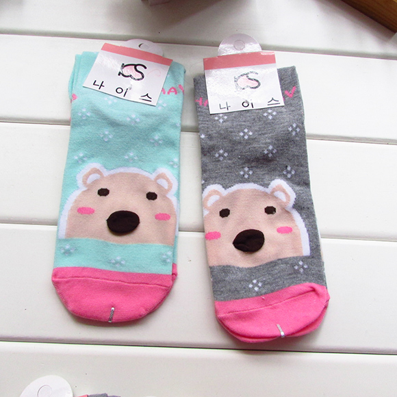 [] Một cỗ máy mơ ước mèo leng keng phim hoạt hình stereo vớ vớ vớ cotton vớ 4 cặp hộp quà quần tất nữ