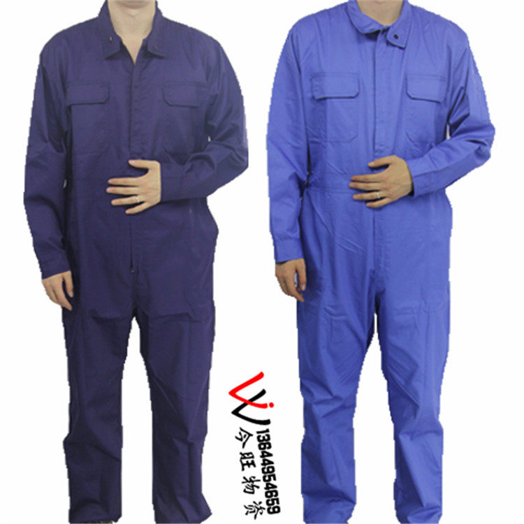 Polyester Cotton Connector Workwear Men Foreign Trade with Railed Car Beauty Costume Machine Repair Spring and Autumn Labor Costume