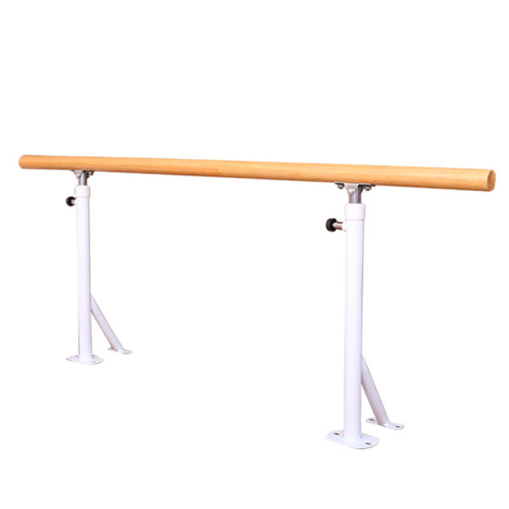 Dance barre floor-standing liftable fixed single-double-layered leg-pressed solid wood yoga adult professional dance room barre