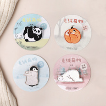 Winter day sprouts Embroidery Brooch Brooch Cartoon Cloth Appliquel Clothing Dragons Xiang Bag bag decoration Dont pin down the down clothes Diy badges